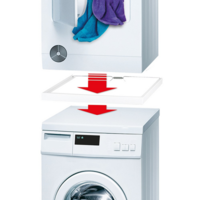 tussenkader voor wasmachine en droger, universeel-tussenstuk-60300100-wasmachine-droger