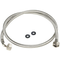 Metalen toevoerslang 2,0m hoek