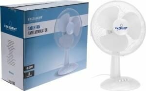 EXCELLENT TAFELVENTILATOR 30CM DRAAIEND 45W WIT