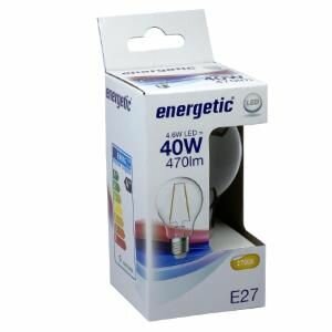 Energetic LED GLS filament E27 4,6W 2700K