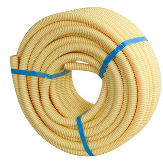 Pipelife 1195006549 - Flexivolt Low Friction PVC flexibele buis 16mm rol 20mtr creme