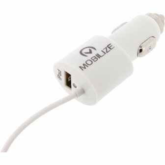 Mobilize MOB-21227 Autolader 2-uitgangen 4.2 a apple lightning / usb