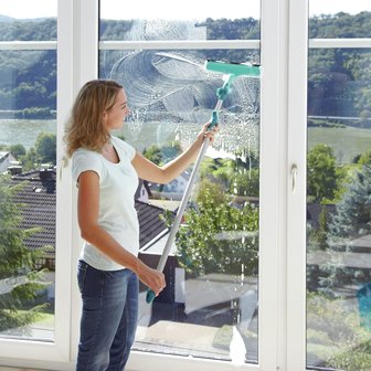 Leifheit 3-in-1 Raamwisser met Telescoopsteel, 4006501511201