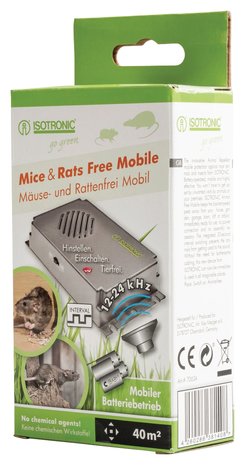 ISOTONIC Muizen- en Rattenverjager 12 - 24 kHz