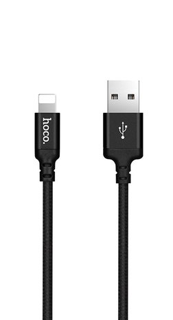 Hoco Charge&Synch Lightning Cable Black