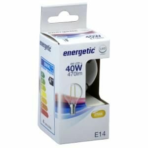 Energetic, LED kogel filamen E14 4W 2700K