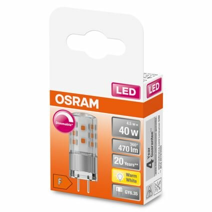 Osram Parathom LED Lamp GY6.35 4W 827 , Warm Wit - Vervangt 40W