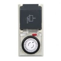 Tijdschakelklok 24uur vaste ruiters  voor buiten