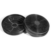 koolstoffilter rond Ø176x35mm 2st.