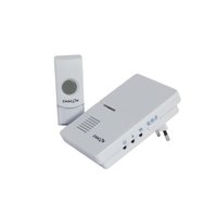 DRAADLOZE DEURBEL 100M PLUG-IN WIT, 230V