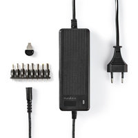 Universele AC-Stroomadapter | Type C (CEE 7/16 | 60 W | 5 / 6 / 7 / 8 / 9 / 10 / 11 / 12 VDC | Uitgangsplug type: 3,5 x 1,1 mm / 3,5 x 1,35 mm / 4 x 1,7 mm / 4,8 x 1,7 mm / 5 x 2,1 mm / 5,5 x 2,1 mm /