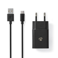 Thuislader | 1x 2.4 A | Aantal uitgangen: 1 | Poorttype: 1x USB-A | USB Type-C™ (Los) Kabel | 1.00 m | 12 W | Enkele Voltage Selectie