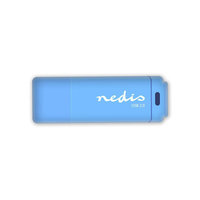 USB 2.0-stick | 64GB | 12 Mbps lezen / 3 Mbps schrijven | Blauw
