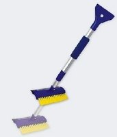 IJskrabber met Sneeuwborstel en raamwisser telescopisch 