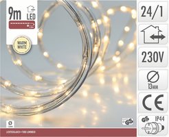Lichtslang LED 9 meter warm wit, kerst
