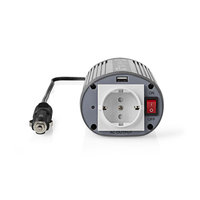 Inverter Gemodificeerde Sinusgolf | Ingangsvoltage: 12 VDC | Apparaat stroomoutput: 1 | 230 V ~ 50 Hz | 150 W | Piekvermogen: 300 W | Type stopcontact: F (CEE 7/3) / USB | Sigarettenaansteker | Gemodi