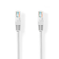 CAT5e-Kabel | U/UTP | RJ45 Male | RJ45 Male | 7.50 m | Rond | PVC | Wit | Label