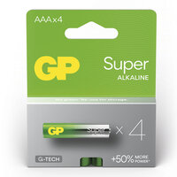 GP batterij Super Alkaline AAA 4 stuks