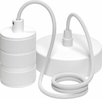 Plafondverlichting - E27 Fitting - Rond - Mat Wit