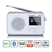 Draagbare DAB+ FM-radio met Bluetooth® 2,4" TFT-scherm Wit