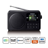 Draagbare DAB+/FM-radio met Bluetooth® Zwart