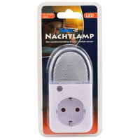 Sens-it LED nachtlampje met wandcontactdoos en licht/donker sensor
