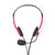 PC-Headset | On-Ear | 2x 3,5 mm Connectoren | 2,0 m | Roze PC-Headset | On-Ear | 2x 3,5 mm Connectoren | 2,0 m | Roze
