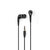 Bedrade Hoofdtelefoon | 1,2 m Ronde Kabel | In-Ear | Zwart Bedrade Hoofdtelefoon | 1,2 m Ronde Kabel | In-Ear | Zwart