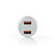 Autolader | 3,0 A | 2x USB (QC 3.0) | Wit Autolader | 3,0 A | 2x USB (QC 3.0) | Wit