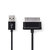 USB-Kabel | USB 2.0 | Samsung 30-Pin Male | USB-A Male | 480 Mbps | Vernikkeld | 2.00 m | Rond | PVC | Zwart | Polybag USB-Kabel | USB 2.0 | Samsung 30-Pin Male | USB-A Male | 480 Mbps | Vernikkeld | 2.00 m | Rond | PVC | Zwart | Polybag