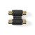 Stereo-Audioadapter | 2x RCA Female | 2x RCA Female | Verguld | Recht | ABS | Antraciet | 1 Stuks | Window Box Stereo-Audioadapter | 2x RCA Female | 2x RCA Female | Verguld | Recht | ABS | Antraciet | 1 Stuks | Window Box