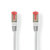 CAT6-kabel | RJ45 Male | RJ45 Male | S/FTP | 7.50 m | Rond | PVC | Wit | Label