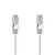 CAT6a-Kabel | SF/UTP | RJ45 Male | RJ45 Male | 7.50 m | Rond | PVC | Wit | Label
