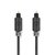 Optische Audiokabel | TosLink Male | TosLink Male | 1.00 m | Rond | PVC | Antraciet | Doos Optische Audiokabel | TosLink Male | TosLink Male | 1.00 m | Rond | PVC | Antraciet | Doos