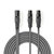 Gebalanceerde Audiokabel | XLR 3-Pins Male | 2x XLR 3-Pins Female | Vernikkeld | 1.50 m | Rond | PVC | Donkergrijs | Kartonnen Sleeve Gebalanceerde Audiokabel | XLR 3-Pins Male | 2x XLR 3-Pins Female | Vernikkeld | 1.50 m | Rond | PVC | Donkergrijs | Kartonnen Sleeve