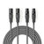 Gebalanceerde Audiokabel | 2x XLR 3-Pins Male | 2x XLR 3-Pins Female | Vernikkeld | 0.50 m | Rond | PVC | Donkergrijs | Kartonnen Sleeve Gebalanceerde Audiokabel | 2x XLR 3-Pins Male | 2x XLR 3-Pins Female | Vernikkeld | 0.50 m | Rond | PVC | Donkergrijs | Kartonnen Sleeve