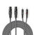 Gebalanceerde Audiokabel | 2x XLR 3-Pins Female | 2x RCA Male | Vernikkeld | 1.50 m | Rond | PVC | Donkergrijs | Kartonnen Sleeve Gebalanceerde Audiokabel | 2x XLR 3-Pins Female | 2x RCA Male | Vernikkeld | 1.50 m | Rond | PVC | Donkergrijs | Kartonnen Sleeve