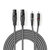 Gebalanceerde Audiokabel | 2x XLR 3-Pins Female | 2x RCA Male | Vernikkeld | 3.00 m | Rond | PVC | Donkergrijs | Kartonnen Sleeve Gebalanceerde Audiokabel | 2x XLR 3-Pins Female | 2x RCA Male | Vernikkeld | 3.00 m | Rond | PVC | Donkergrijs | Kartonnen Sleeve