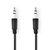 Stereo-Audiokabel | 3,5 mm Male | 3,5 mm Male | Vernikkeld | 1.00 m | Rond | Zwart | Label Stereo-Audiokabel | 3,5 mm Male | 3,5 mm Male | Vernikkeld | 1.00 m | Rond | Zwart | Label