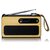 Draagbare DAB+/ FM-radio met Bluetooth® Bamboo Zwart