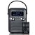Draagbare DAB+ FM-radio met Bluetooth® en AUX-ingang, oplaadbare batterij Zwart