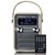 Draagbare DAB+ FM-radio met Bluetooth® en AUX-ingang, oplaadbare batterij Taupe