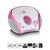 Boombox met CD-speler FM-radio en stickers Roze
