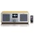 Internetradio WIFI FM Bluetooth® USB Hout