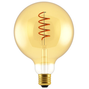 LED lamp E27 5W 250Lm G125 vintage gold