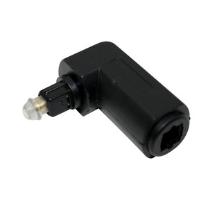 adapter Toslink(F)-Toslink(M) haaks