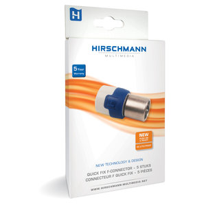 F-connector Quick Fix recht 5 stuks