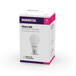 Marmitek smart wifi LED lamp E27 9W 806Lm, dimbaar