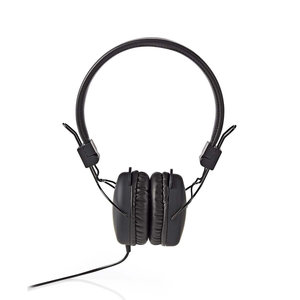 Bedrade Koptelefoon | 1,2 m Ronde Kabel | On-Ear | Opvouwbaar | Zwart