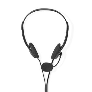 PC-Headset | On-Ear | 2x 3,5 mm Connectoren | 2,0 m | Zwart